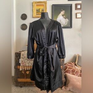 Victoria's Secret Black Luxe Robe